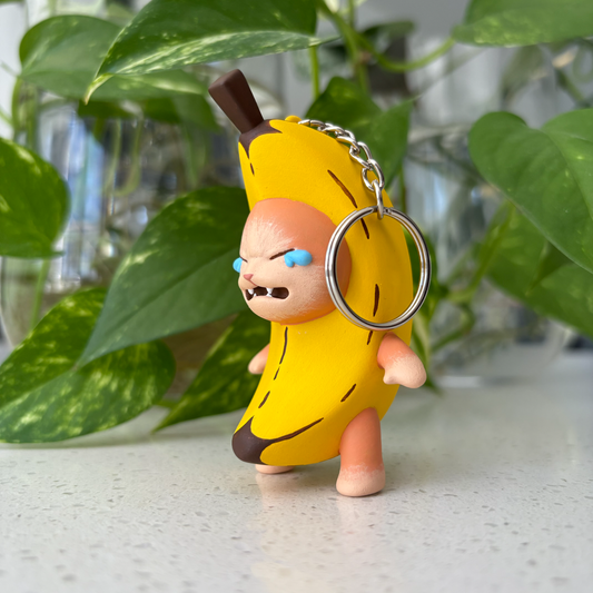 BANANA CRYBABY KEYCHAIN