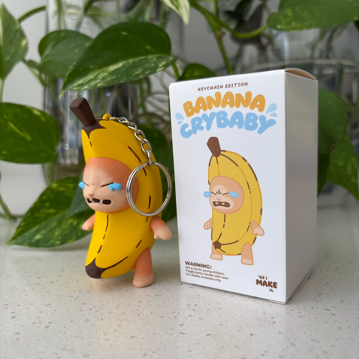 BANANA CRYBABY KEYCHAIN