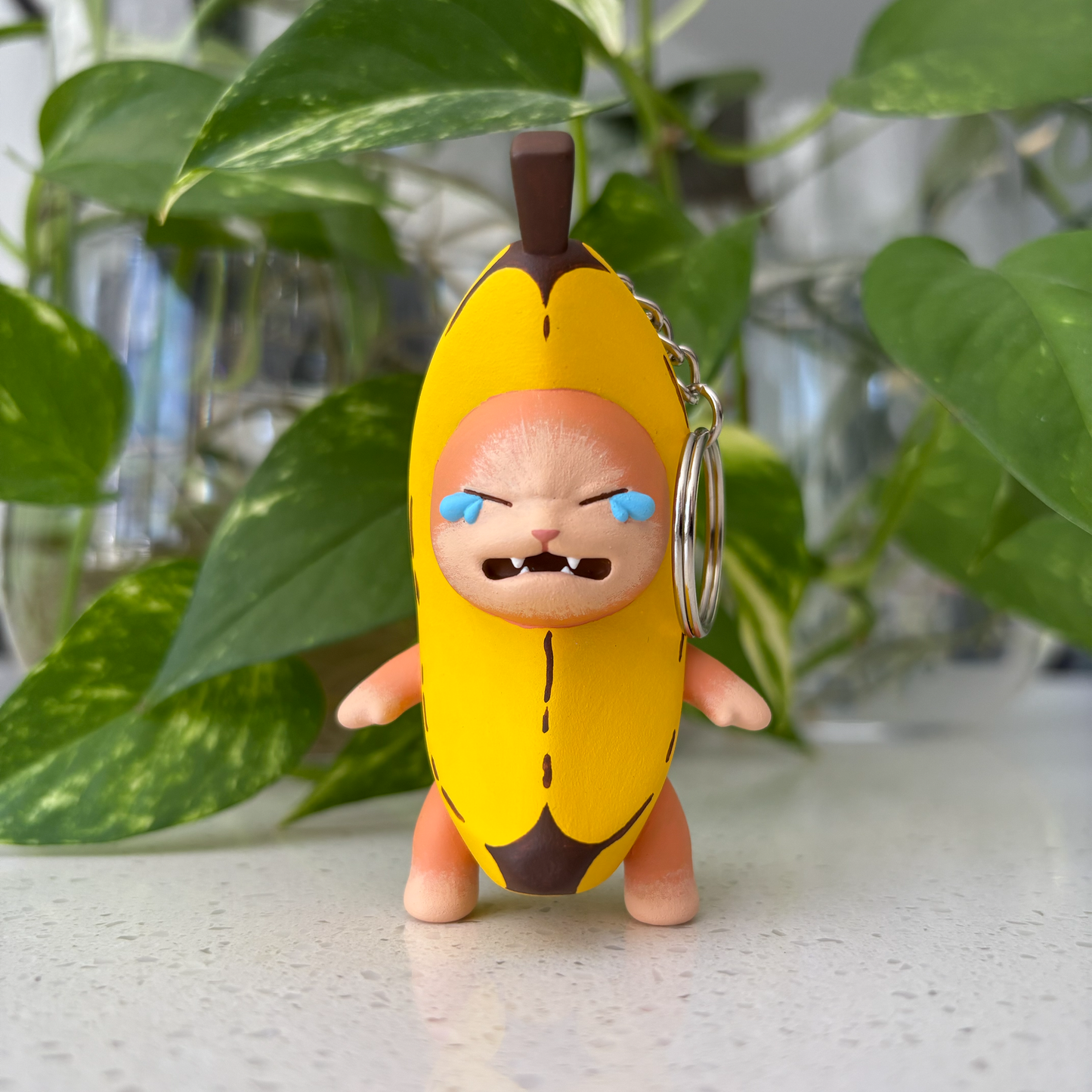 BANANA CRYBABY KEYCHAIN